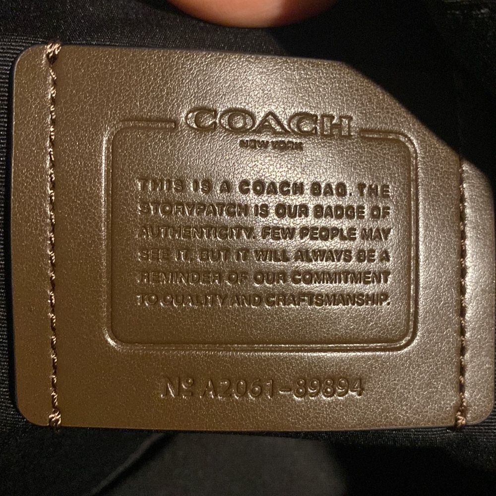 NWOT Authentic Coach Mens Messenger bag - Picture 7 of 16